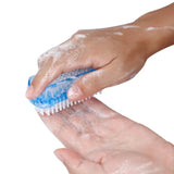VEGANAILBRUSHNB-02 - MEPOINT Nail Brush Two Sided Hand Fingernail Cleaner Pedicure Scrub Foot Brushes Toes Cleaning Tool For Women - Looknstyle