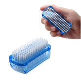 VEGANAILBRUSHNB-02 - MEPOINT Nail Brush Two Sided Hand Fingernail Cleaner Pedicure Scrub Foot Brushes Toes Cleaning Tool For Women - Looknstyle