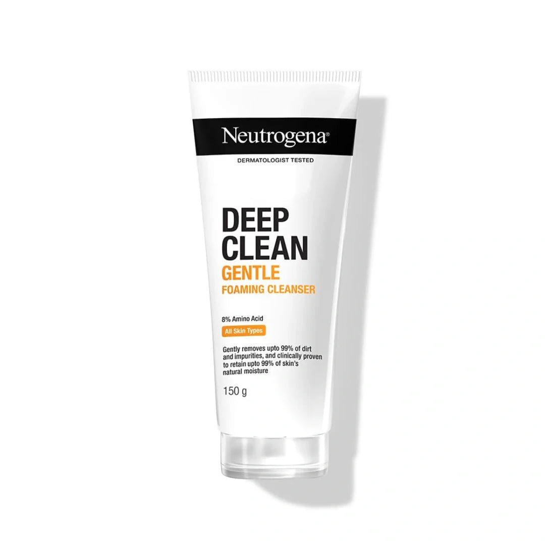 nutfmclr - Neutrogena Deep Clean Foaming Cleanser | Hydrating, non drying | Gentle Formula | 150g - Looknstyle