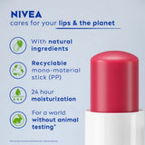 nvlipblm - NIVEA Lip Balm, Fruity Cherry Shine, 4.8g - Looknstyle