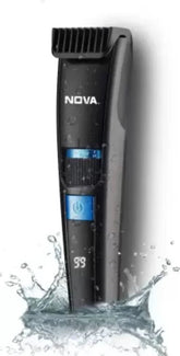NHT1059 - NOVA NHT 1059 Digital Waterproof Runtime: 200 min Trimmer for Men (Grey) - Looknstyle