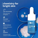 Plum 10% Niacinamide Serum with Rice Water | Provides Clear, Glowing & Brightening Skin | for Acne Prone, Combination, Oily & Sensitive Skin | Oil Control & Anti Acne Face Serum for Women & Men | 10ml
