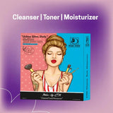 PakDee Professional Korean Glow Make - up CTM Kit, 3 - in - 1 Cleanser, Toner, Moisturizer, For All Skin Types - Deals999