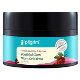 pilcream-PILGRIM French Red Vine Anti Aging Night Cream for women with Retinol, Mulberry & Vitamin C For Glowing Skin & Skin Repair| Retinol Night cream for oily, dry & sensitive skin|Anti aging cream| For Women and Men I 50g-Looknstyle