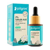 pgsaliacsrm - Pilgrim Korean 2% Salicylic Acid + 3% Glycolic Acid Anti Acne Serum for oily & acne prone skin | All Skin Types | Korean Skin Care | For Men & Women | 30ml - Looknstyle