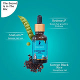 Pilgrim Redensyl 3% + Anagain 4% + Baicapil Advanced Hair Growth Serum (30ml) for Scalp with Korean Black Rice, Saw Palmetto |