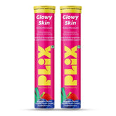 PLIX - THE PLANT FIX Glutathione Tablets With Vitamin C For Clear And Youthful Skin (Strawberry)|15 Collagen Supplements (Pack of 2) - Deals999