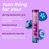 plixskin - PLIX - THE PLANT FIX Hyaluronic Acid + Superfoods 15 Effervescent Tablets (Blueberry) - Looknstyle