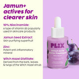 PLIX - THE PLANT FIX Jamun Face Wash and Acne Marks Serum Combo(100ml + 30ml) For Acne spots & Oil Control, For Breakouts | Oily & Acne Prone Skin | Women & Men - Deals999