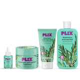 plixmasec - PLIX - THE PLANT FIX | Rosemary Anti Hairfall Kit - Serum (30ml), Shampoo (200ml), Conditioner (175ml) & Hair Mask (200g) | For Hair Thinning, New Hair Growth ( pack of 4) - Looknstyle