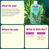 PLIX - THE PLANT FIX Rosemary Infused Advanced Shampoo - 200ml & Hair Mask - 200g Repairs Damaged Hair - Deals999