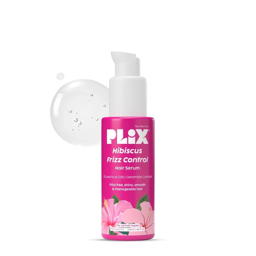 plxfchrsrm - PLIX - THE PLANT FIX Frizz Control Hair Serum | Protects & Smoothes, Dry, Flyaway & Frizzy Hair 50ml - Looknstyle