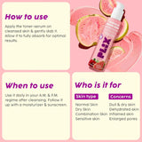 plxgvtnr - PLIX - THE PLANT FIX Guava & Roses Glow Fat Water Toner Serum | 2 - in - 1 Toner serum - Looknstyle