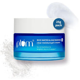 plum rice 25g - Plum 2% Niacinamide & Rice Water Superlight Gel Cream Winter Moisturizer for Face | 2X Oil - Free Hydration | Brightens, Fades Blemishes | Dermat - Tested | All Skin Types | Women & Men | 100% Vegan | 25 g - Looknstyle