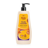 Plum BodyLovin' Vanilla Caramello Body Lotion | Cocoa Butter & Vitamin B5 for Deep Moisturization | Non-Greasy | Soft & Glowing Skin | for Dry to Very Dry Skin | Warm & Cozy Vanilla Fragrance - 400ml