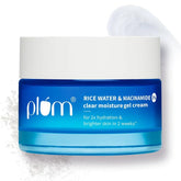 plamgelcream - Plum 2% Niacinamide & Rice Water Superlight Gel Cream Moisturizer for Face | Oil - Free Hydration | Brightens, Fades Blemishes | Dermat - Tested | All Skin Types | Women & Men | 100% Vegan | 50 g - Looknstyle