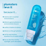 plmmrw1% - Plum 1% Marine Spring Water Replenishing Toning Mist Spray with Amino Acids | Hydrates, Cools & Revitalizes | with Active Minerals | On - the - go Soothing Face Mist | Face Toner for Women & Men | Suits All Skin Types | 100ml - Looknstyle