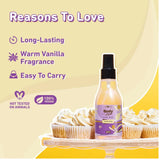 Plum BodyLovin' Vanilla Vibes Body Mist | Long Lasting Vanilla Fragrance for Women with Warm & Cozy Vanila Scent | High On Fun | Travel Friendly Perfume Body Spray | 150ml