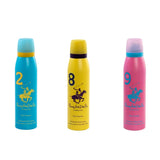 plowmn289 - Beverly Hills Polo Club No.2, No.8 and No.9 combo deodorant for women 150ml - Looknstyle