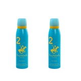 Beverly Hills Polo Club No.2 deodorant for women 150ml (pack of 2)