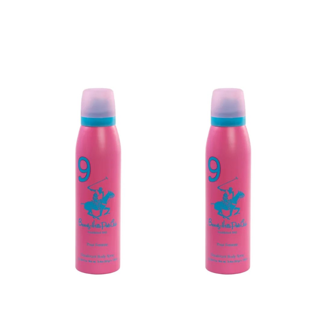 plowmndo92 - Beverly Hills Polo Club No.9 deodorant for women 150ml (pack of 2) - Looknstyle