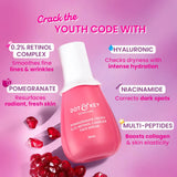 Dot & Key Pomegranate Youth 0.2% Retinol Complex Face Serum with Niacinamide | Multi-Peptides & Hyaluronic Acid (30ml)