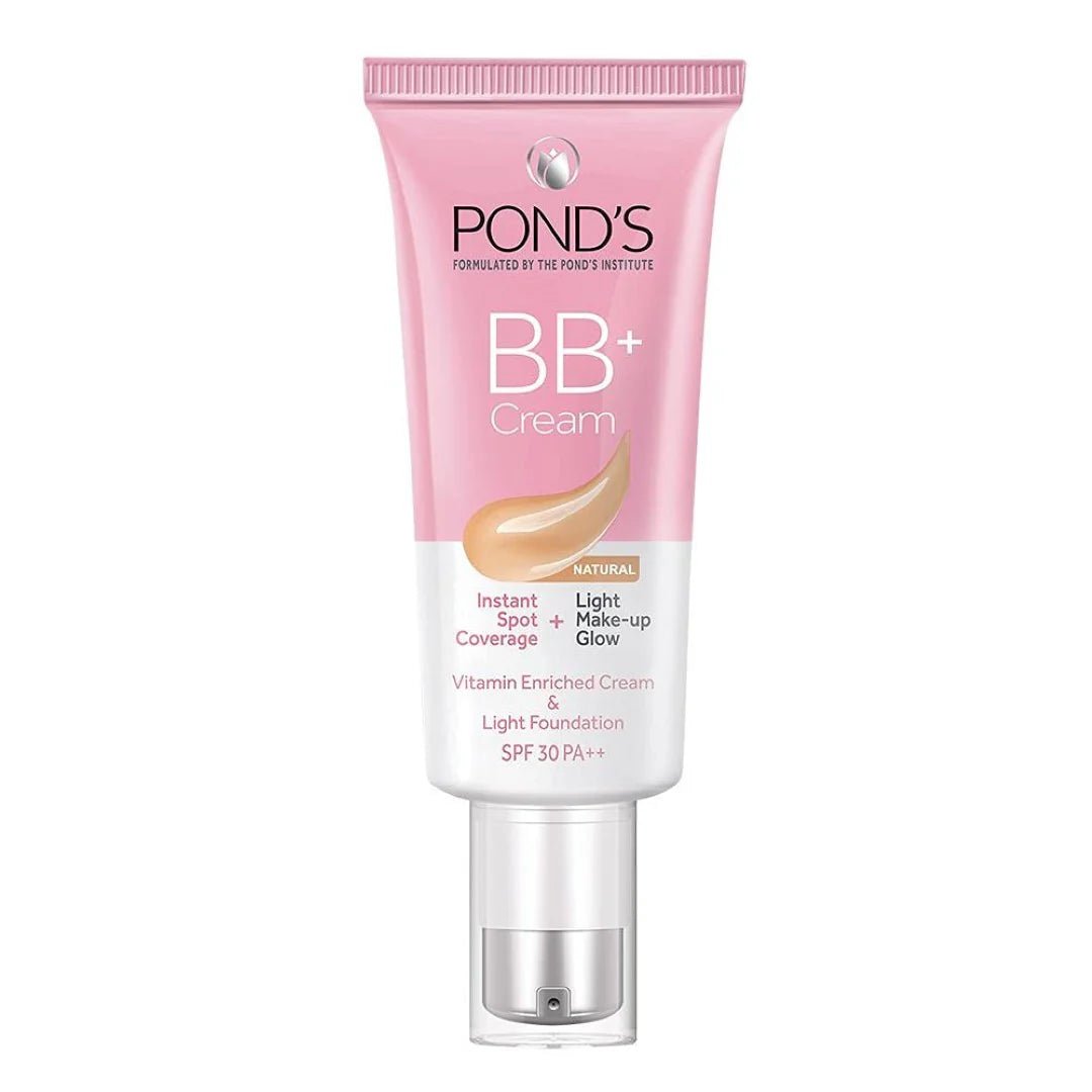 ponatubb - POND'S BB+ Cream, Instant Spot Coverage + Light Make - up Glow, Natural 30g - Looknstyle