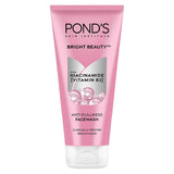 POND11 - POND's Bright Beauty Anti - Dullness & Brightening Facewash With Niacinamide | For Glass - Skin Like Shine And With 4X Visibly Brighter Skin, 200Gm - Looknstyle