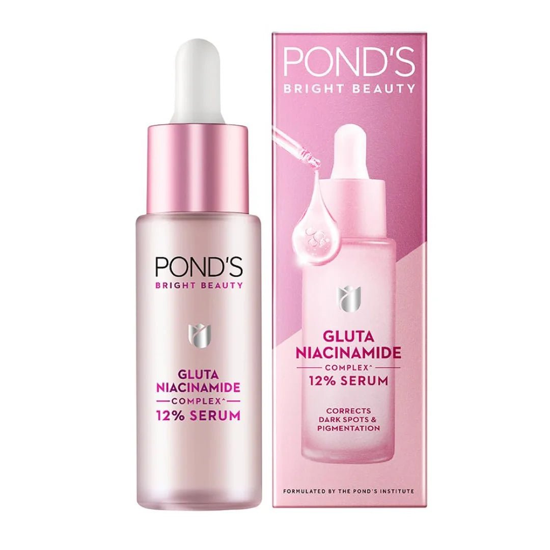 POND4 - POND's Bright Beauty Anti - Pigmentation Serum For Flawless Radiance, 12% Gluta - Niacinamide Complex, Reduces Pigmentation, 28 Ml - Looknstyle