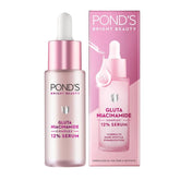 POND4 - POND's Bright Beauty Anti - Pigmentation Serum For Flawless Radiance, 12% Gluta - Niacinamide Complex, Reduces Pigmentation, 28 Ml - Looknstyle