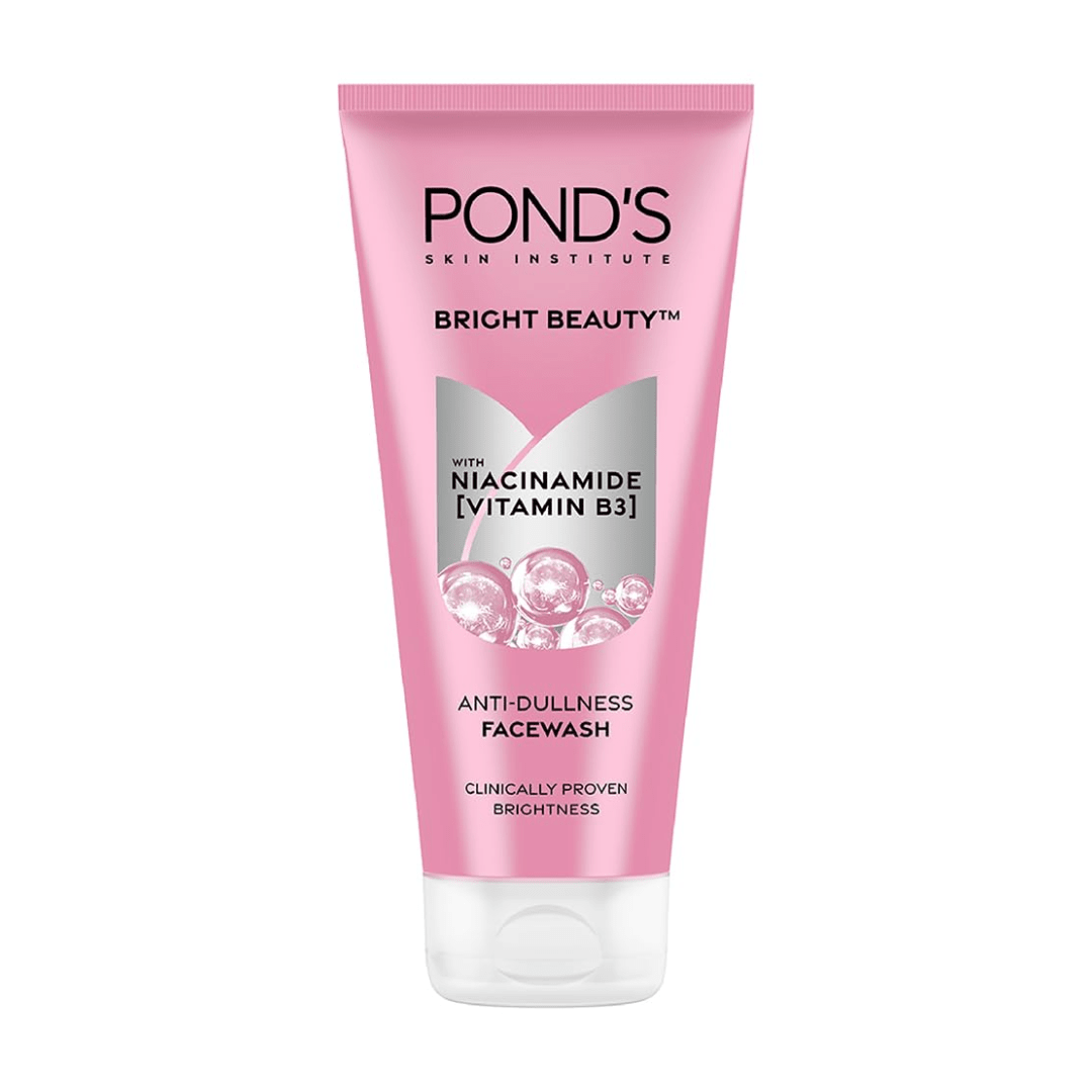 pndbbfw150 - Ponds Bright Beauty Spot - Less Glow Face Wash 1 Vitamin B3 Brightening Face Wash (200g) - Looknstyle