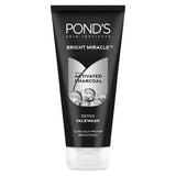 POND13 - POND'S Bright Miracle Detox Facewash | 10X Power of Activated Charcoal| For Deep Cleaned Skin | Reveals Glow, Pollution Clear Face Wash, 200gm - Looknstyle