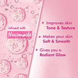 pond1 - POND's Moisturizing Body Lotion, 600Ml, For Silky Soft, Smooth, Radiant Skin, With Niacinamide, 3X Moisturization, Lightweight, Non - Sticky, Quick Absorbing - Looknstyle