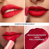 RENEEEVERSTAYREDSCARLET02 - RENEE Everstay Matte Lipstick - Red Scarlet, Long Stay, Hydrating & Non - Drying, Smudge & Transfer Proof, Lightweight, Intense Pigment, Full Coverage, Vitamin E Infused, for All Occasions, 4.2g - Looknstyle