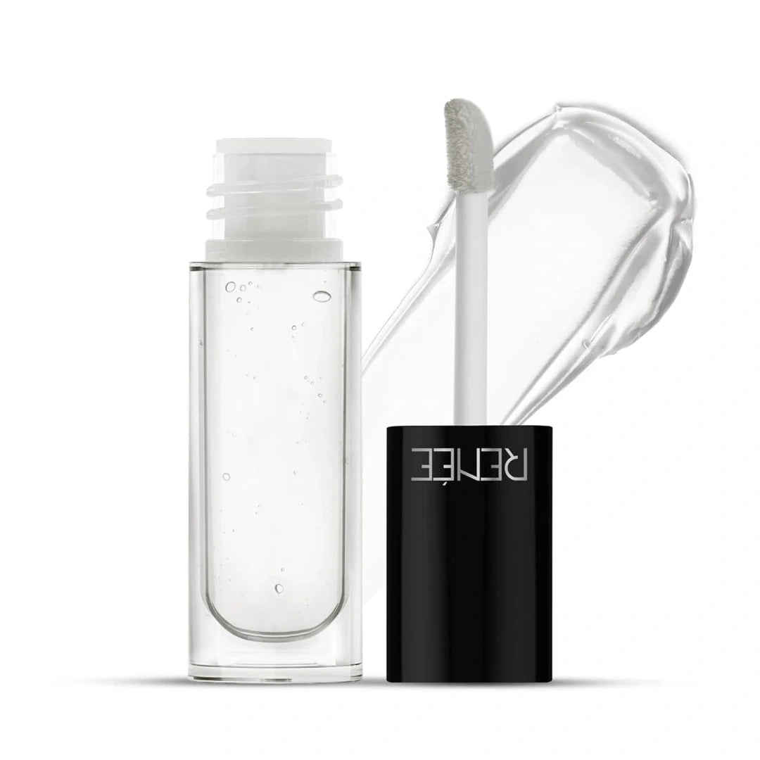 RENEE Hot Lips - Clear Lip Gloss | High - Glossy Shine | Enriched with Vitamin E | Lightweight | Non Sticky | Hydrating Formula | 4.5ml - Deals999
