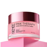 RENEEPINKTHERPYCREAM - RENEE Pink Therapy Hydrolyzed Collagen Sleep Jelly Cream | Hydrates, Repairs, Smoothens & Plumps Skin | Peptides, Niacinamide & Hydrolyzed Collagen Enriched | 50 gm - Looknstyle