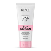 rnesns - RENEE Pore Minimizing Sunscreen Spf 70 With 2% Niacinamide For All Skins, 2% Peptide & 3% Multivitamins, 50Ml - Looknstyle