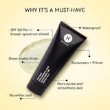 SUGAR Cosmetics Tan Ban Hyaluronic Acid Sunscreen SPF50+ PA+++ Gel |All Skin Non Greasy | Light Weight Formula | 50ml