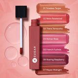 SUGAR Cosmetics Drop A Tint Lip Oil | Glossy & Tinted | Longlasting | Transferproof & Smudgeproof | (07 Mayan Midnight, 4ml)