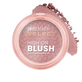 sb04 bruntrose-1 - Swiss Beauty Select High on Blush with Natural Matte Finish | Long - Lasting & Non Transferrable stay | Enriched with Vitamin E & Rose oil | Shades - Burnt Rose, 8gm - Looknstyle
