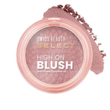 sb04 bruntrose-1 - Swiss Beauty Select High on Blush with Natural Matte Finish | Long - Lasting & Non Transferrable stay | Enriched with Vitamin E & Rose oil | Shades - Burnt Rose, 8gm - Looknstyle