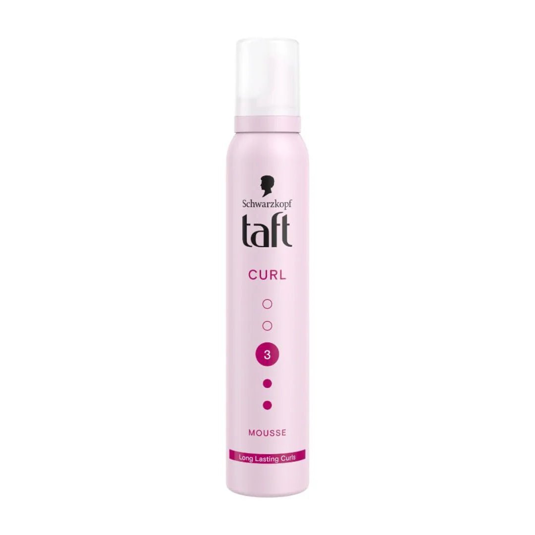 taftculhs - Schwarzkopf Taft Curl Hold 3 Hair Mousse, For Long Lasting Curls (200ml) - Looknstyle