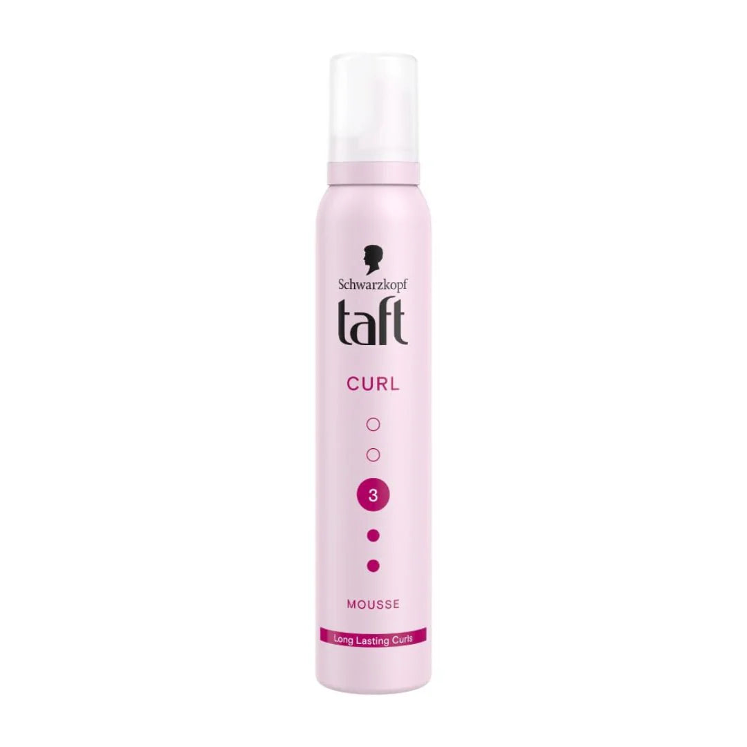 Schwarzkopf Taft Curl Hold 3 Hair Mousse, For Long Lasting Curls (200ml) - Deals999