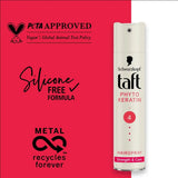 sch91 - Schwarzkopf Taft Phyto Keratin Hair Spray Hold 4, Strengthens Hair (250ml) - Looknstyle