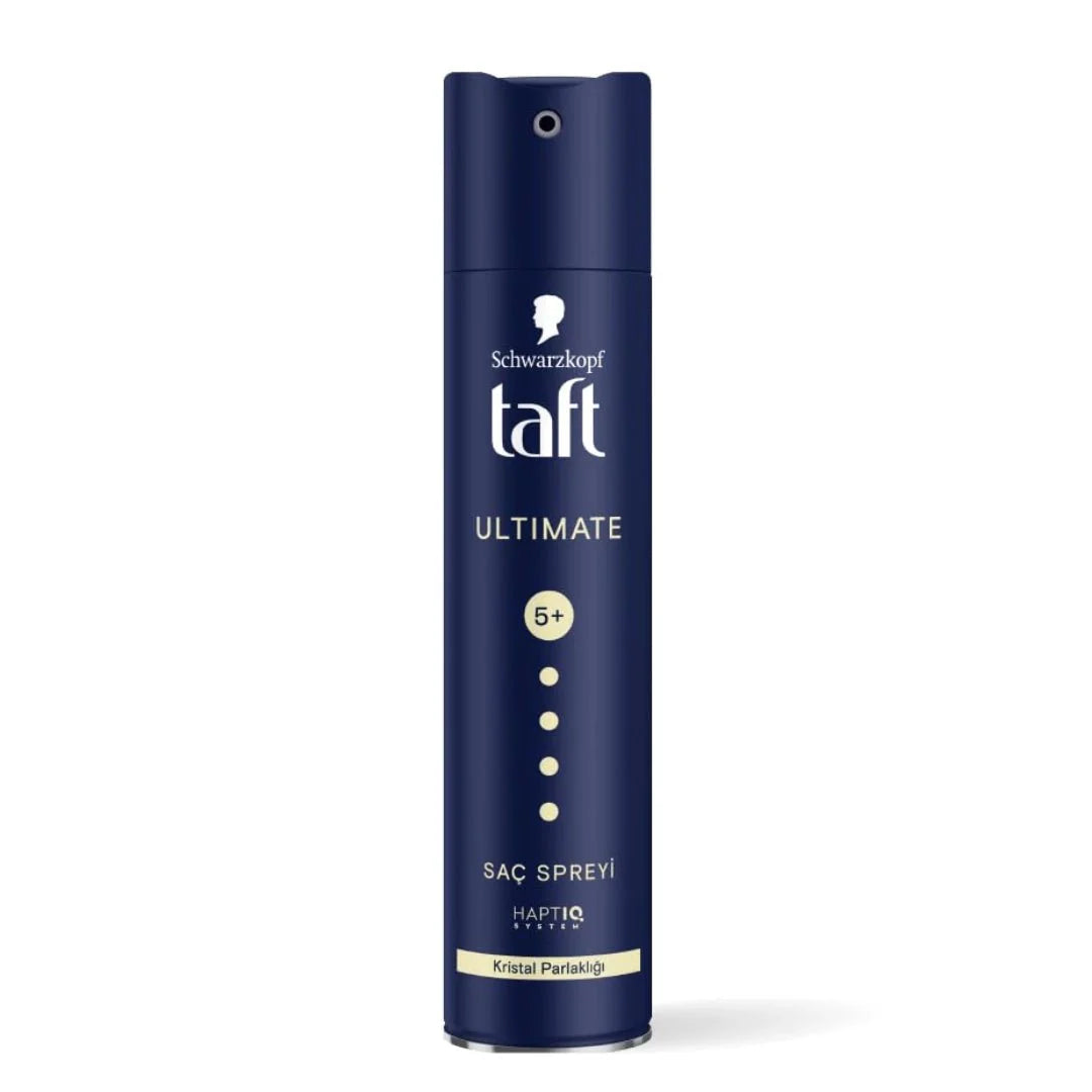 Schwarzkopf TAFT Ultimate Hair Spray For Hair With Crystal Shine | Hold 5+ For 72H hold (250ml) - Deals999