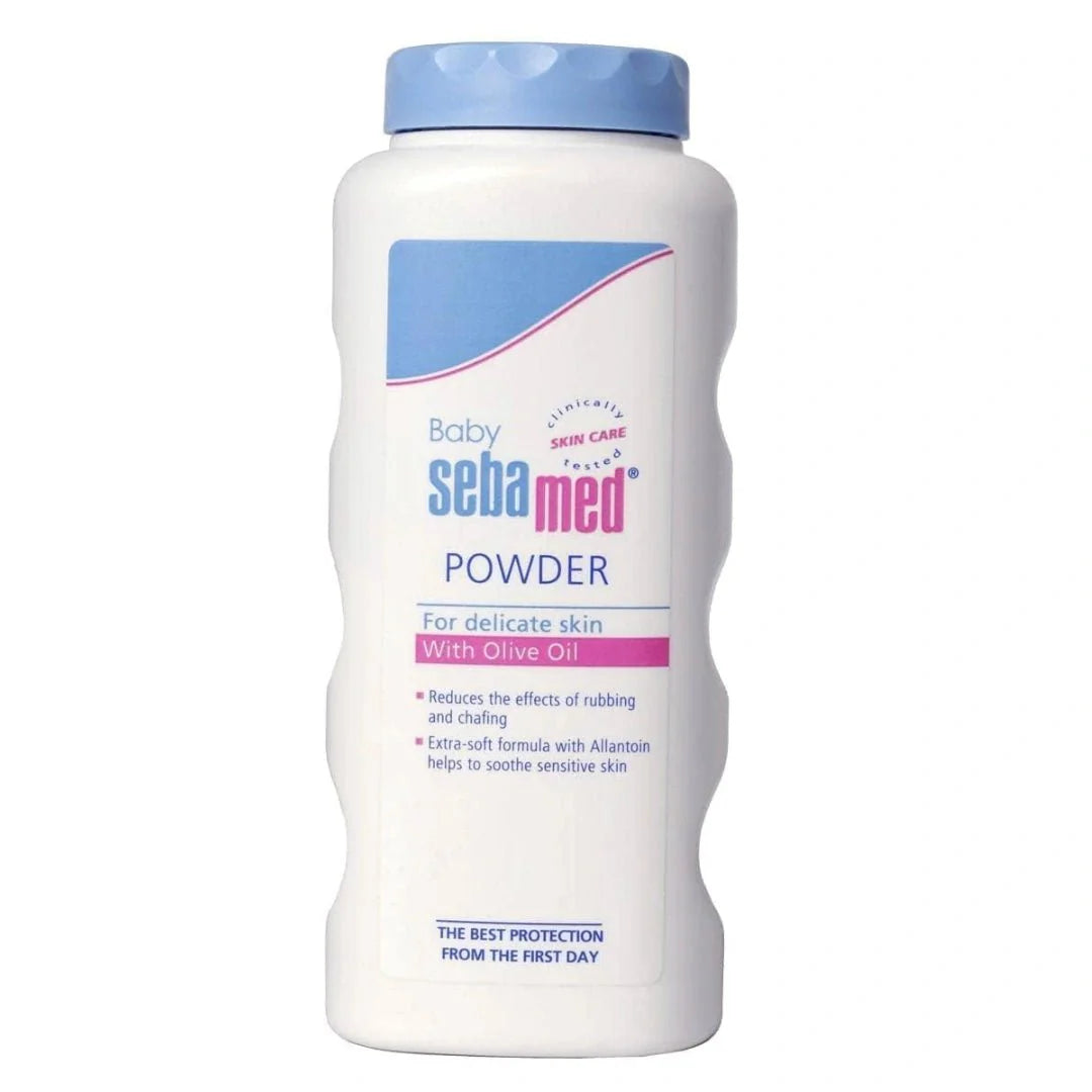 Sebamed Baby Powder| Olive Oil, Allantoin|Keeps Newborn’s Skin Fresh|absorbs Sweat|100 gm - Deals999