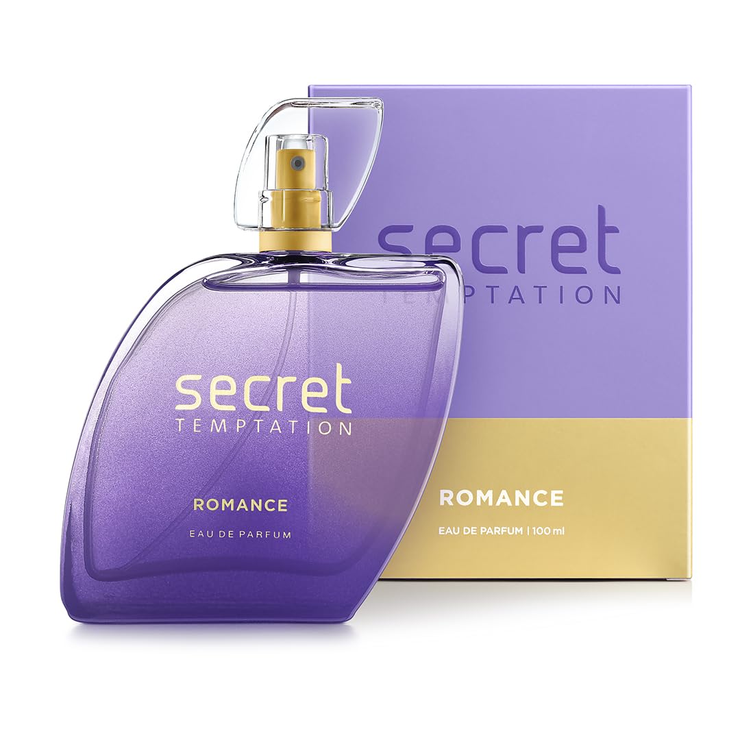 sect1 - Secret Temptation Romance Eau De Perfume Spray for Women, 100ml|Classic Feminine Elegance Fragrance|Long Lasting Premium Scent - Looknstyle