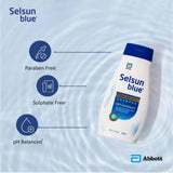 sb1 - Selsun Blue Regular Care Anti Dandruff Shampoo Clears away dandruff flakes (200 ml) - Looknstyle