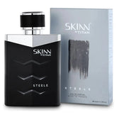 skinnsteele - Skinn By Titan , Steele Long Lasting Fresh Edp For Men - 100 Ml Perfume For Men Liquid Eau De Parfum For Men Premium Fragrance Grooming Essentials - Looknstyle