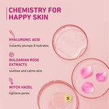 Plum Bulgarian Valley Rose Water Face Toner | for Oily Acne Prone Dry Combination Skin | with Hyaluronic Acid | Hydrating & Pores Tightening | Balances pH Levels | Alcohol-Free | Women & Men | 100ml